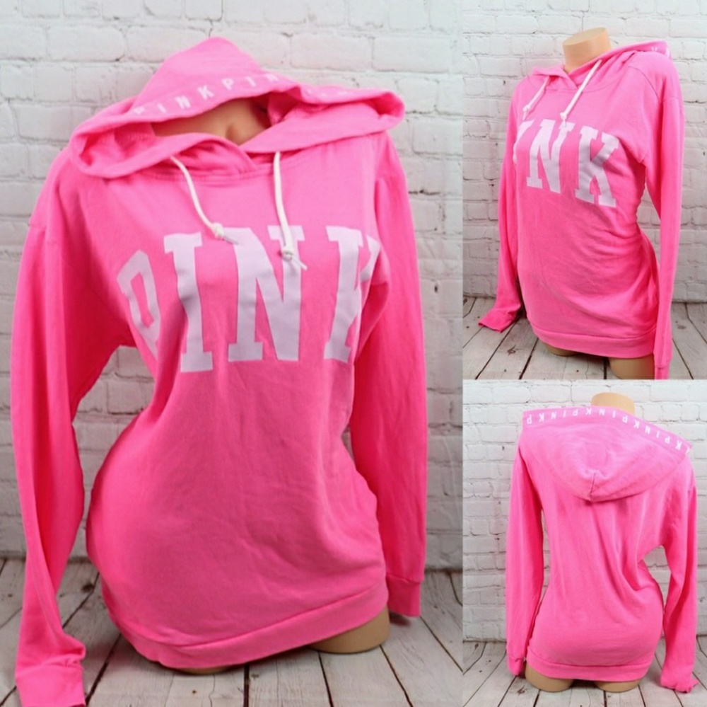 (VICTORIAS SECRET PINK HOODIE XS NWOT)